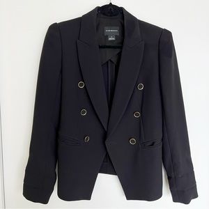 Club Monaco Double Breasted Black Blazer with Gold Botton Classic